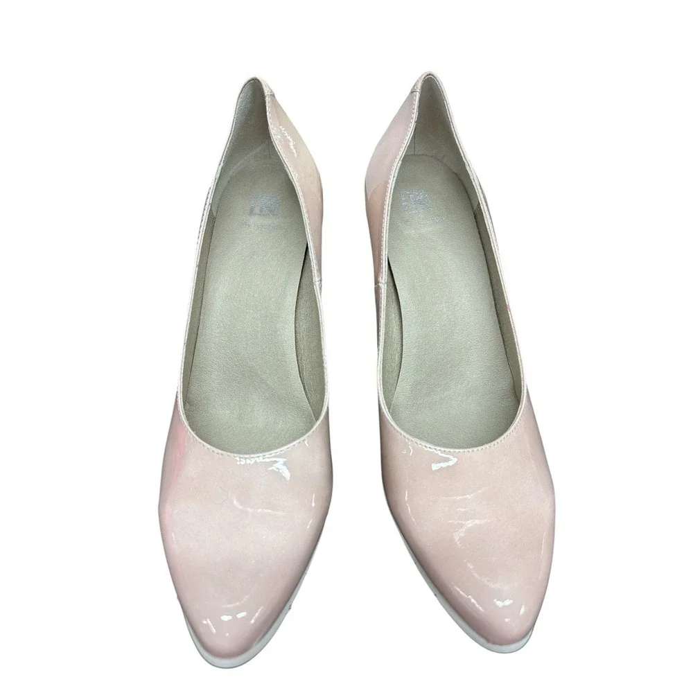 Dorking by Fluchos Tian D8737 Kafir Nude‎ Blush Heels EU 41 US 10.5–11 NEW Spain